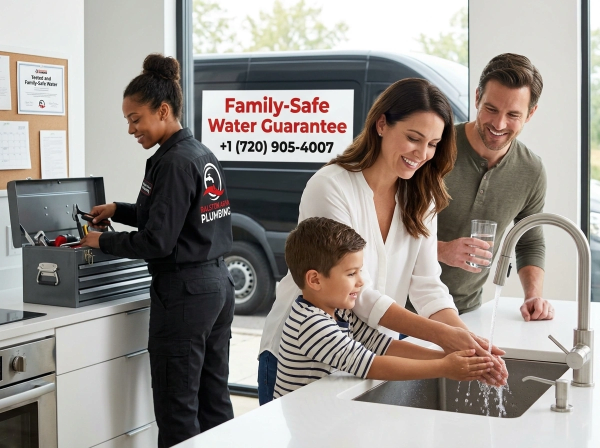 Family safe water filtration and quality testing Ralston Arva Plumbing Arvada CO