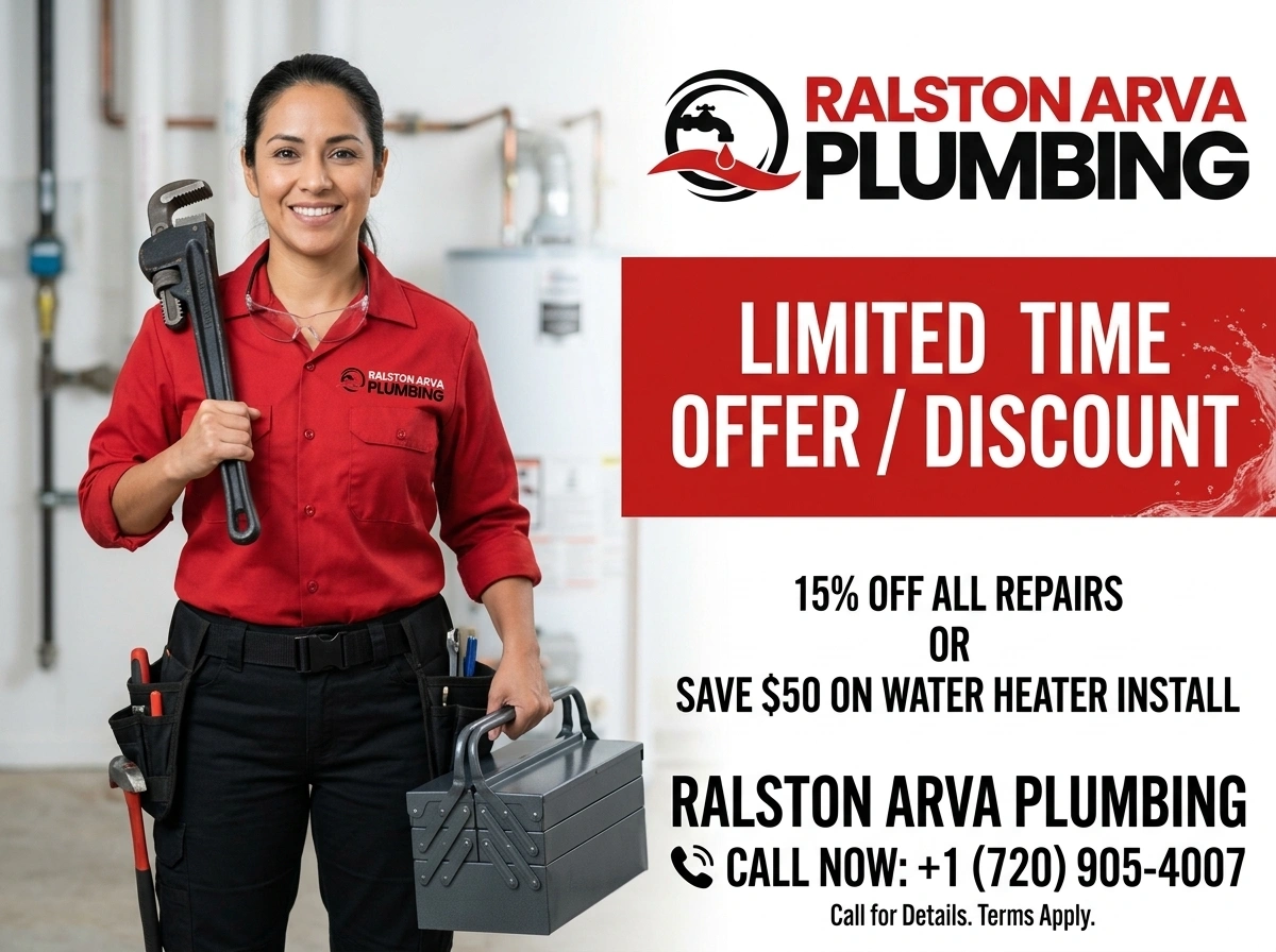 Plumbing discount offers Ralston Arva Plumbing emergency plumber Arvada CO