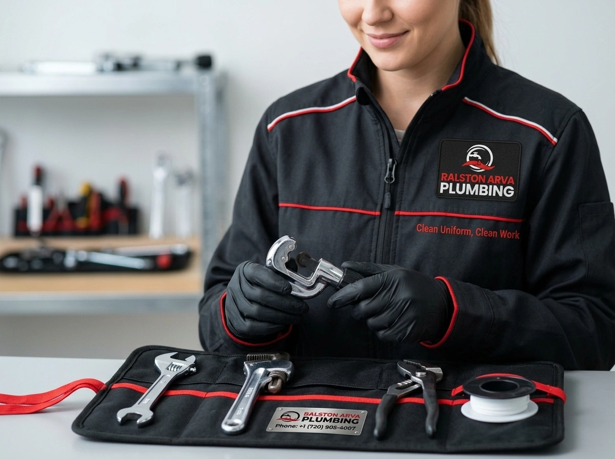 Professional plumbing services clean work site Ralston Arva Plumbing Arvada CO